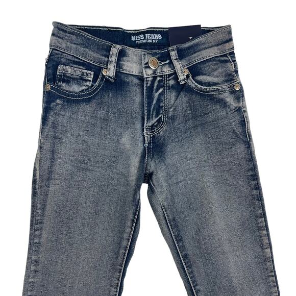 NWT Miss Jeans Distressed Embellished Skinny Jean Girls 5 - Picture 3 of 7
